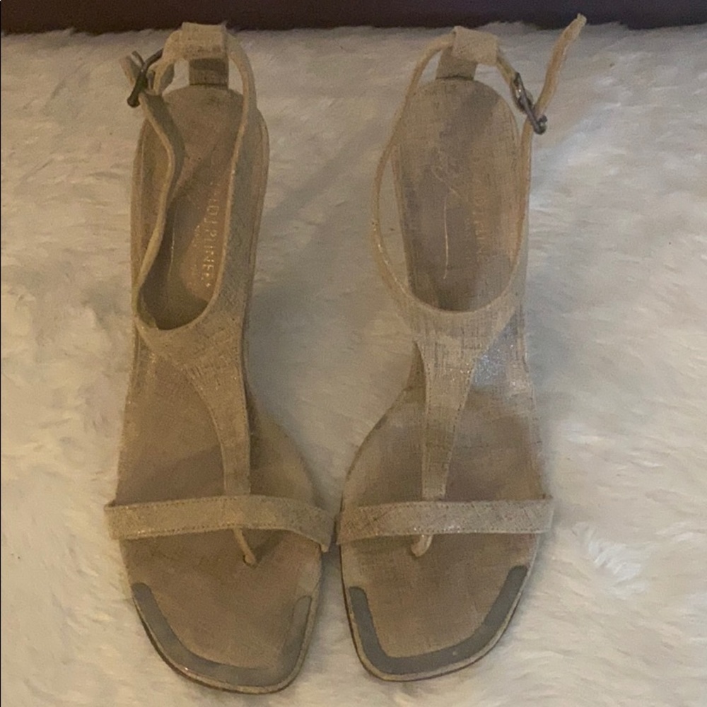 Donald J Pliner size 8.5 ankle strap heels